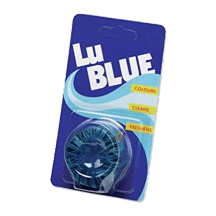 Lu Blue Toilet Flush