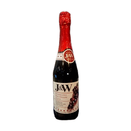 J&W Classic Sparkling Red Grape Juice